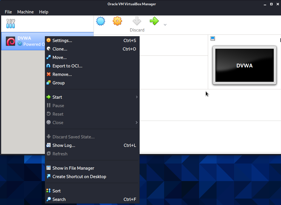 Step Three - Configuring VM Settings