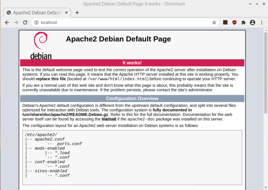 Apache Default Page