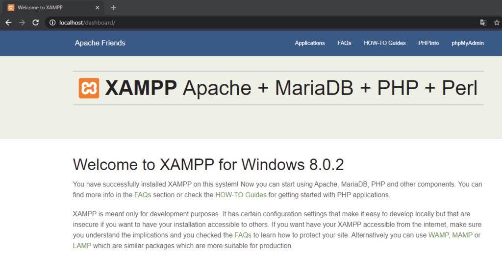 XAMPP on Localhost