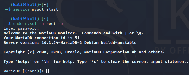 Connecting to MariaDB on Kali Linux