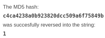 High DVWA Weak Session IDs: ID is a MD5 Hash of a Number