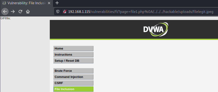 Chaining File Upload Vulnerability with File Inclusion