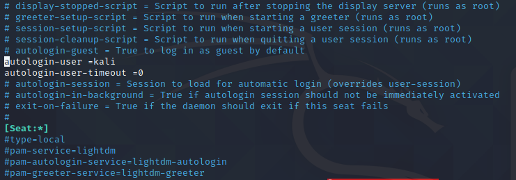 Finding and editing the first occurrence of autologin-user and autologin-user-timeout