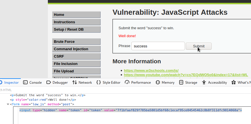 Last Step of The JavaScript Vulnerability