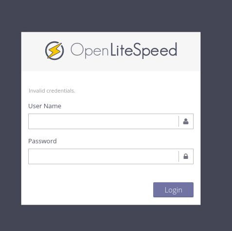 OpenLiteSpeed dashboard is visible to everyone