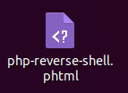 Save the file as phtml