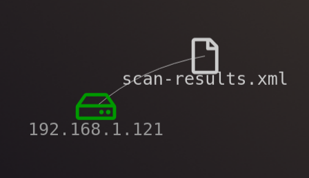 Network view for checking the connections between hosts