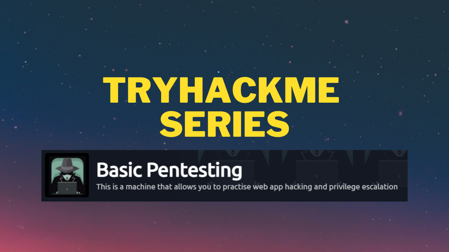 Tryhackme Walkthrough TryHackMe Basic Pentesting Walkthrough - Bug Hacking