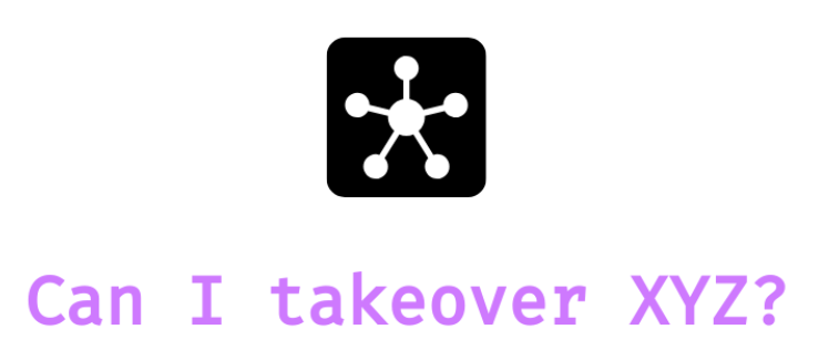 Can I takeover XYZ is a tool with services often identified in subdomain takeover