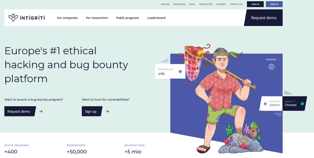 Intigriti bug bounty platform