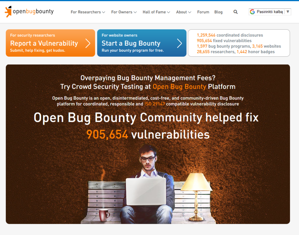 Openbugbounty bug bounty platform